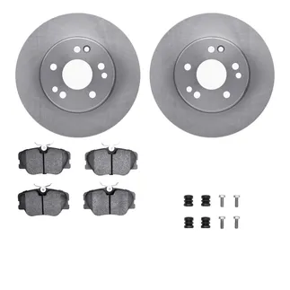 R1 Concepts WFWH1-63033 E- Line Series Brake Rotor W/ Ceramic Brake Pads & Hdw